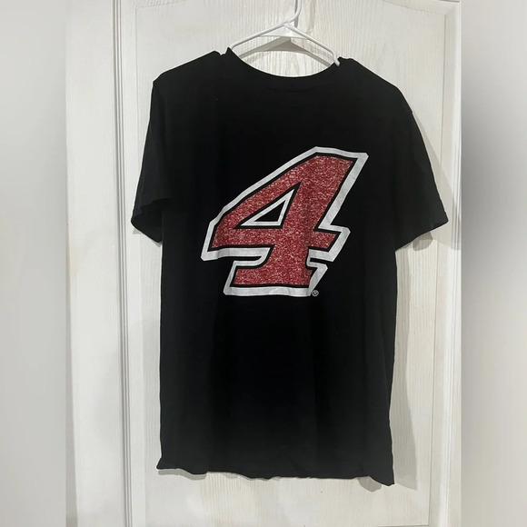 FINAL PRICE Men's Fanatics NASCAR #4 Kevin Harvick Black Tshirt - Picture 1 of 3